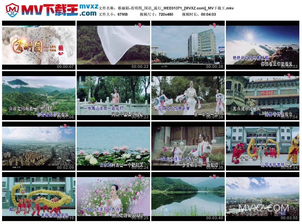 蔡丽娟-嵩明图_国语_流行_MEE01371